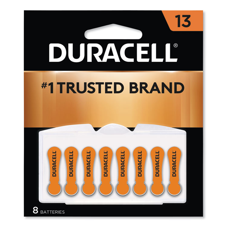 Duracell Hearing Aid #13 Battery, 8/PK